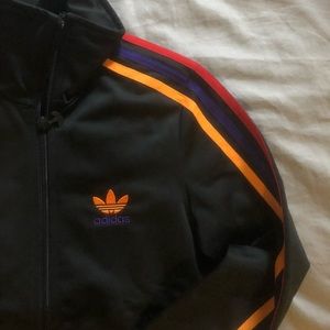 Adidas multi-colored tracksuit